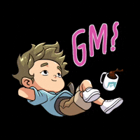 Gm Hello GIF by Not For Thinking