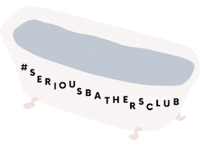 serious club Sticker by Byrdie Beauty