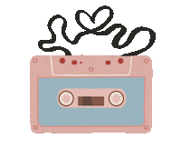 AudriArtistri music retro 90s 80s Sticker