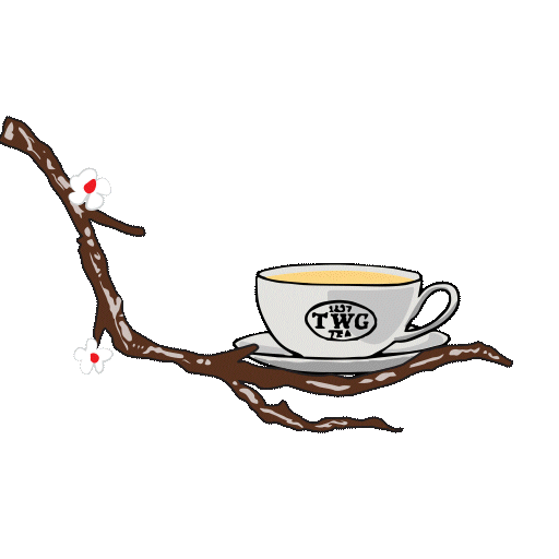 Japan Flowers Sticker by TWGTeaOfficial