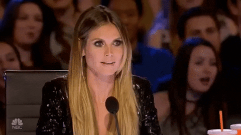 Confused Heidi Klum GIF by America's Got Talent