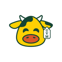 Cow Moo Sticker by University of Vermont