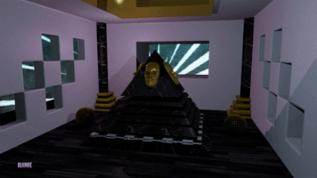 blkmre psychedelic surreal geometry net art GIF