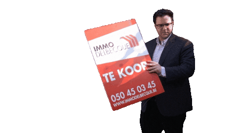 Realtor Te Koop Sticker by delbecque