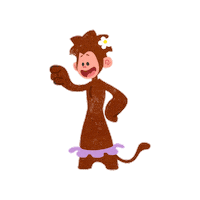 thisisteeandmo baby monkey toddler mum Sticker