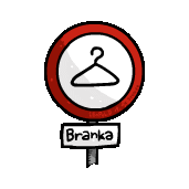 Leopold Branka Sticker by Streamarnica