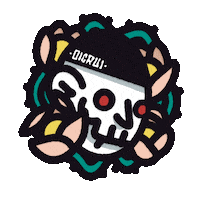 Flower Face Sticker by Miscfit