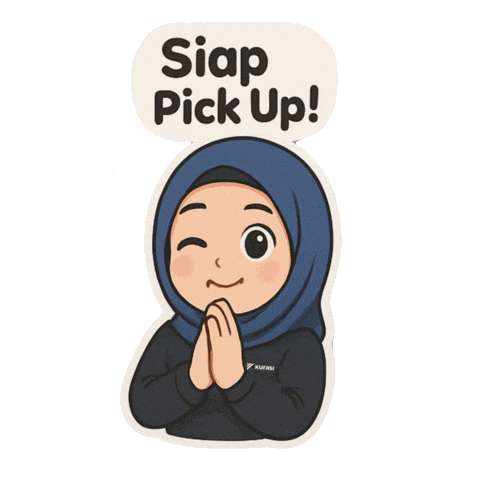 Pick Up Kurir Sticker by Kurasi Media