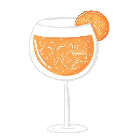 Drink Up Happy Hour Sticker by Halie Jost Illustration