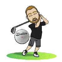 GolfBallin57 brandon johnson golfballin golfballer thegolfballer Sticker