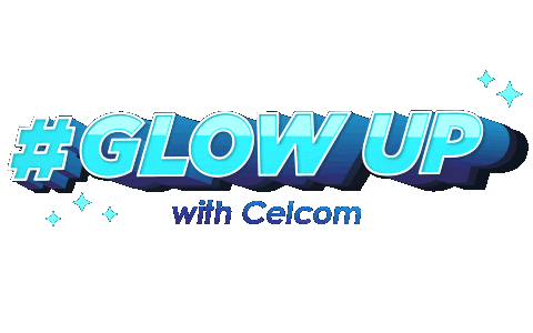 Glow Up Sticker by Celcom