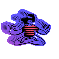 Happy Art Sticker by Nilaja