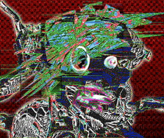 Brain Damage Glitch GIF by davidvnun