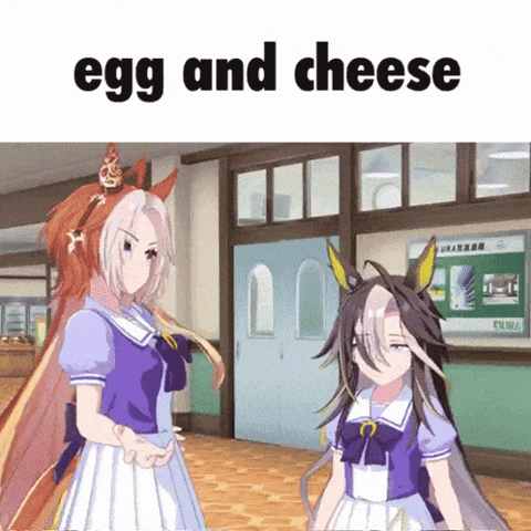 Talking Egg And Cheese GIF