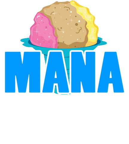 manaiceco icecream acai shaka toppings Sticker
