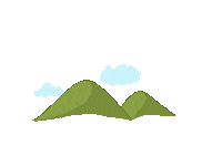 Clouds Mountains Sticker by SIMC