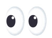 Eyes Looking Sticker by Slack
