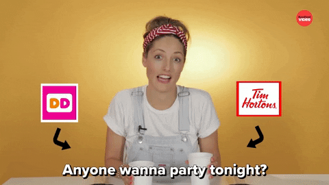 Dunkin Donuts Donut GIF by BuzzFeed