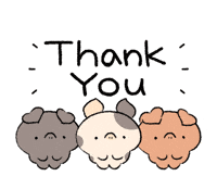 Thanks Thank You GIF by BREAD TREE