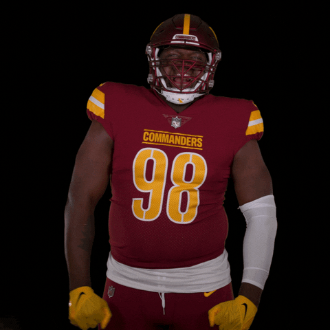 Football Sport GIF by Washington Commanders