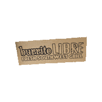 burritolibre burrito libre burrito libre fresh southwest grill Sticker