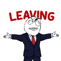 Over It No Sticker by Rageguy