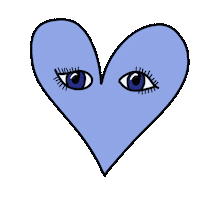 iriskristen love art heart girl Sticker