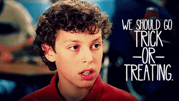 Trick Or Treat Reaction GIF