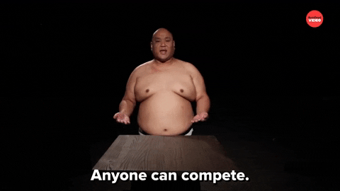 Wrestling Sumo GIF by BuzzFeed