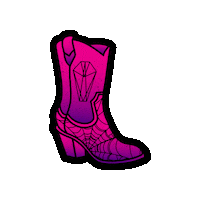 Goth Boot Sticker by Die With Your Boots On