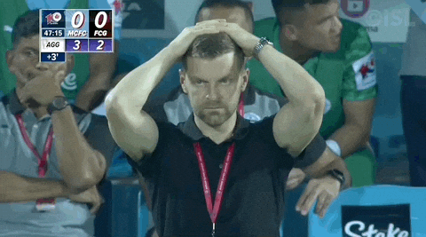 Stressed Fc Goa GIF by Indian Super League