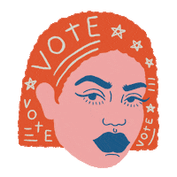 vote voting Sticker by Refinery29