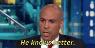 He Knows Better Cory Booker GIF