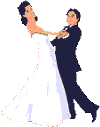 leroyal dance bride groom Sticker
