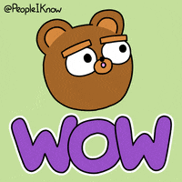 Teddy Bear Wow GIF by Timothy Winchester