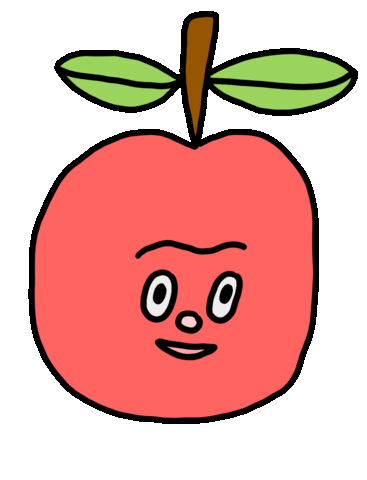 Apple Fruit Sticker by pey chi