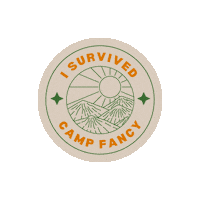 Camp Fancy Sticker by Moxi and Muse