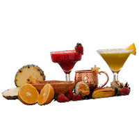 Texto Coctel Sticker by Las Jacarandas Hacienda Restaurante