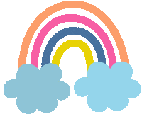 Rainbow Kids Sticker by karenthaco