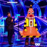 Sitting Joel Dommett GIF by The Masked Singer UK & The Masked Dancer UK