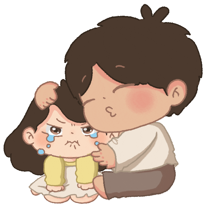 Sad I Love You Sticker by Cosytales