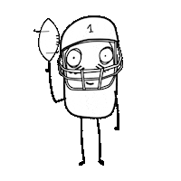 American Football Sticker by Quipster