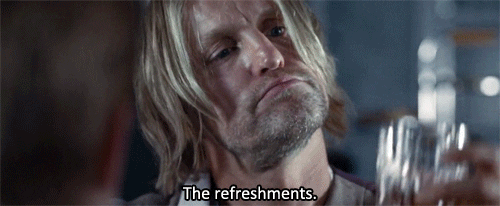 hunger games drinking GIF
