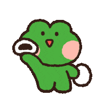 Happy Frog Sticker by LINE FRIENDS