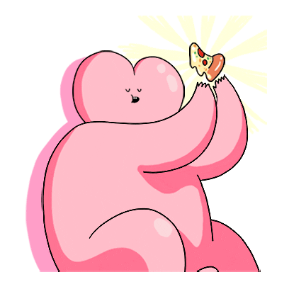 ungduns giphyupload pizza ungduns Sticker