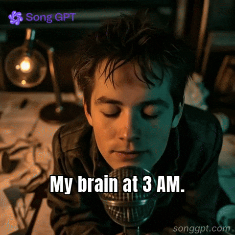 Late Night Idea GIF by SongGPT
