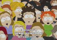 happy crowd GIF by South Park 