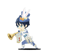 White Rabbit Bunny Sticker