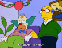 tired homer simpson GIF