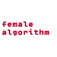 zenskyalgoritmus zensky algoritmus female algorithm Sticker